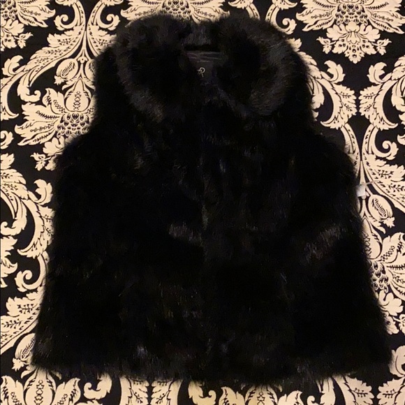NWT Rachel Zoe Faux fur vest, Sz. S! - Picture 2 of 5